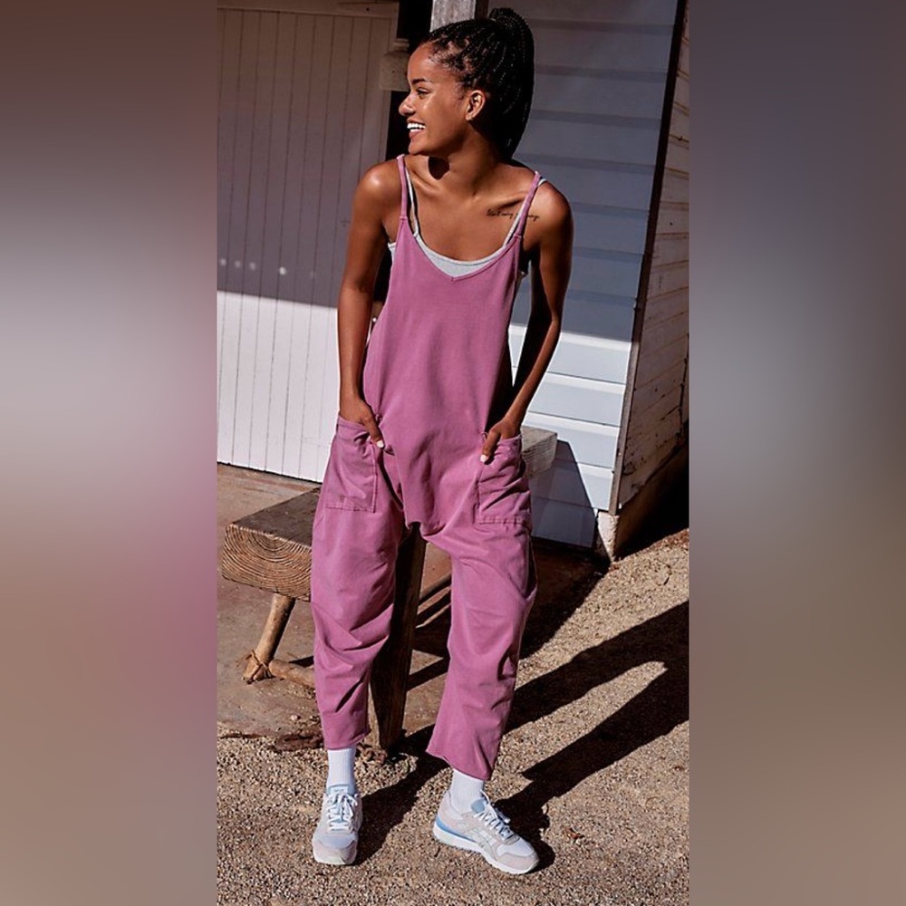 Free People NWOT Hot Shot Onesie Purple Lilac Size M